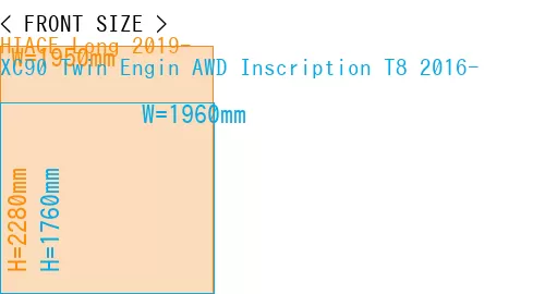 #HIACE Long 2019- + XC90 Twin Engin AWD Inscription T8 2016-